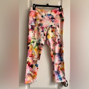 RBX Leggings with Multicolor Geometric Pattern